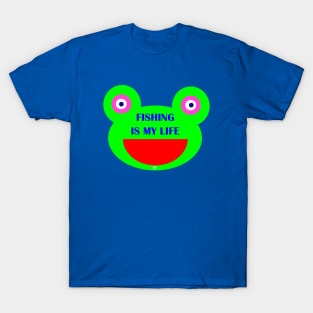 fishing quotes hhh frog T-Shirt